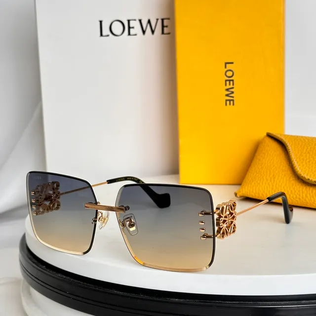 Loewe Anagram Rimless Gradient Sunglasses 7