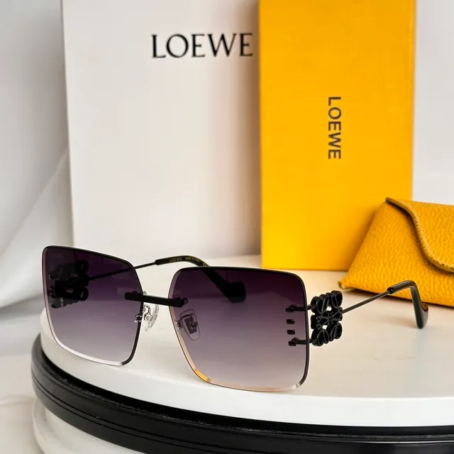 Loewe Anagram Rimless Gradient Sunglasses 9