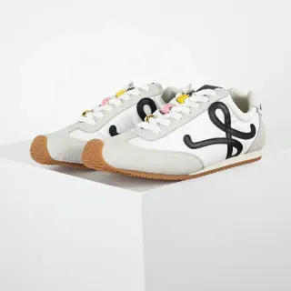 Loewe Flow Runner White Gray Black Gum Lifestyle Sneakers