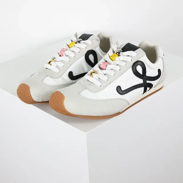 Loewe Flow Runner White Gray Black Gum Lifestyle Sneakers 2