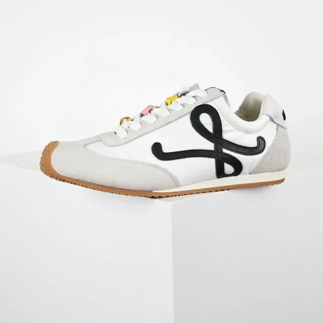 Loewe Flow Runner White Gray Black Gum Lifestyle Sneakers 9