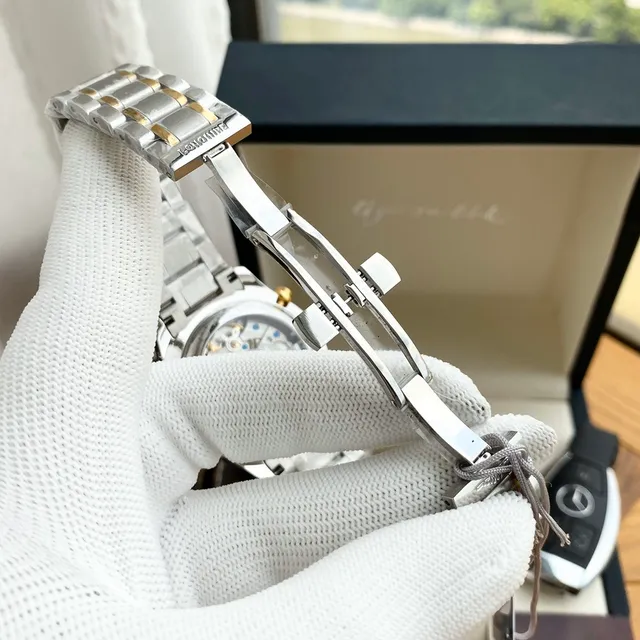 Longines Master Collection Cronógrafo Aço Inoxidável Prateado Mecânico 2