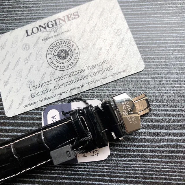 Longines Master Collection White Black Classic Dress Moon Phase Complication Mechanical Watch 2