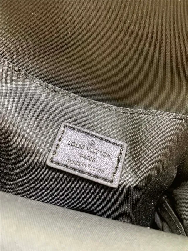 Louis Vuitton Black Embossed Monogram Pebbled Leather Mini Backpack 3