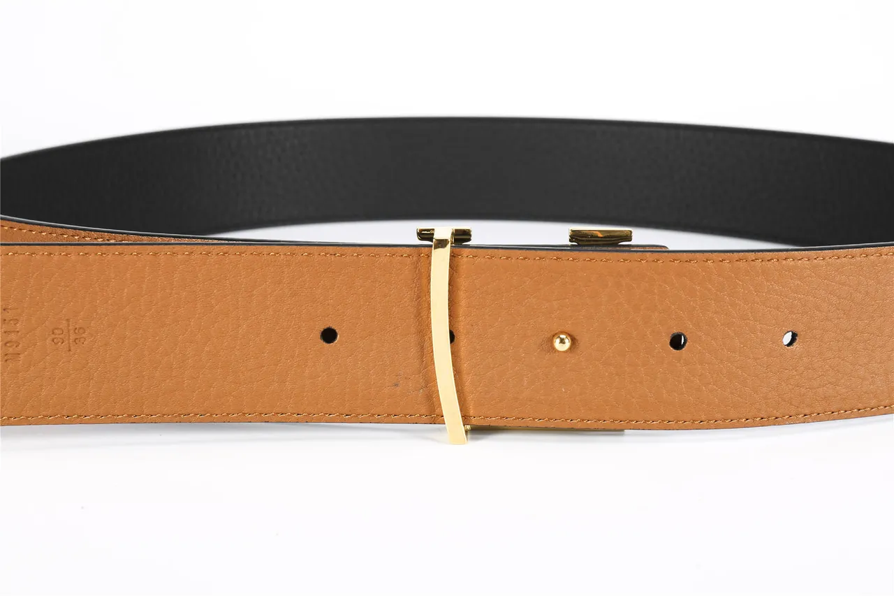 Louis Vuitton ceinture en cuir boucle monogram pebbled noir et or 8