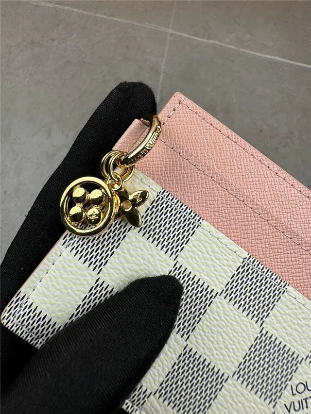 Louis Vuitton Black Gold Textured Taurillon Leather Monogram And Floral Motif Print Card Holder 15