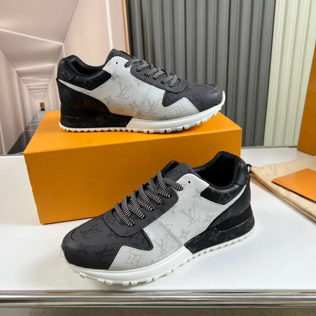 Louis Vuitton Black Gray Monogram Canvas Leather Overlays Lifestyle Sneakers 8