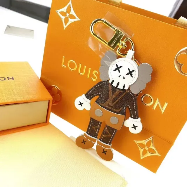 Louis Vuitton Brown Beige Monogram Leather Character-Shaped Crossbody Bag 5