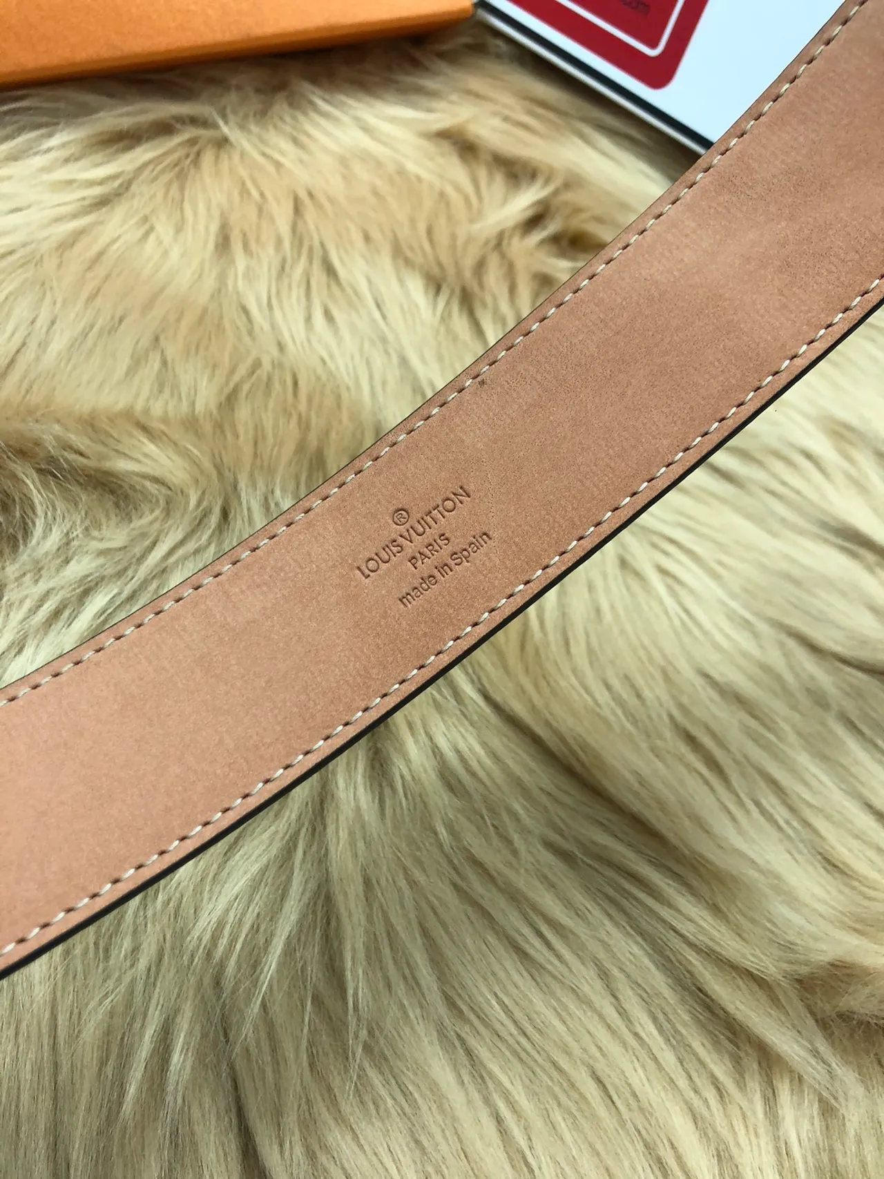 Louis Vuitton Brown Gold Monogram Canvas LV Buckle Leather Belt 3