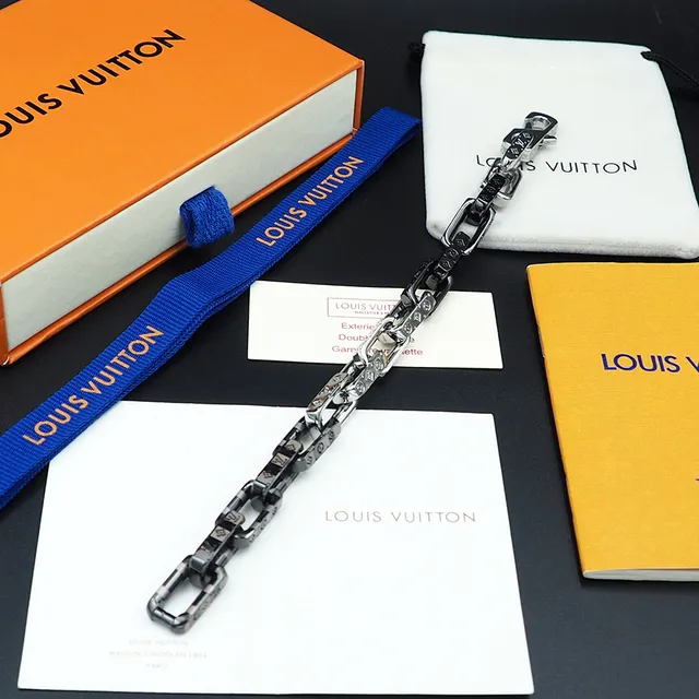 Louis Vuitton Chain Reaction Two-Tone Monogram Bracelet 3