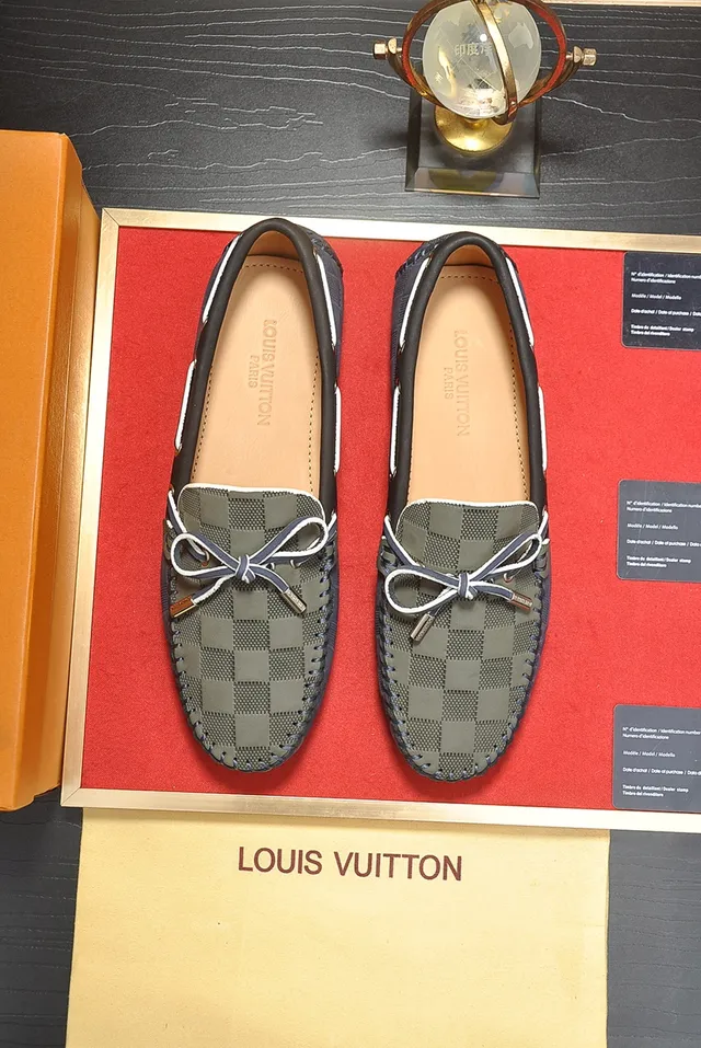 Louis Vuitton Damier Graphite Bow Loafer Men's Loafers 5