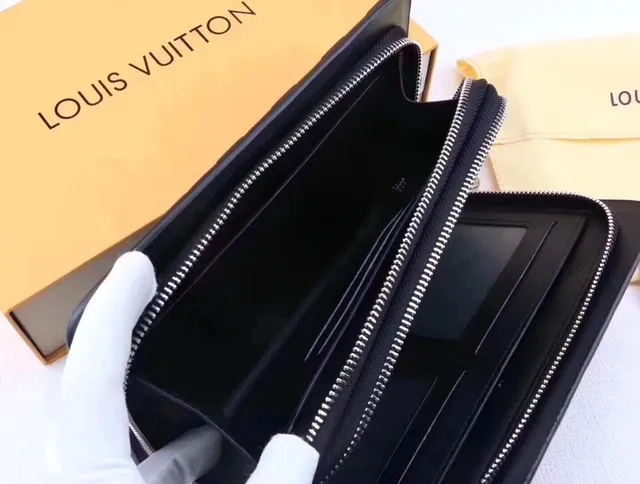 Portefeuille Louis Vuitton Damier Graphite Cuir à Carreaux Long 2