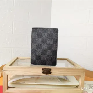 Louis Vuitton Damier Graphite Checkered Long Wallet