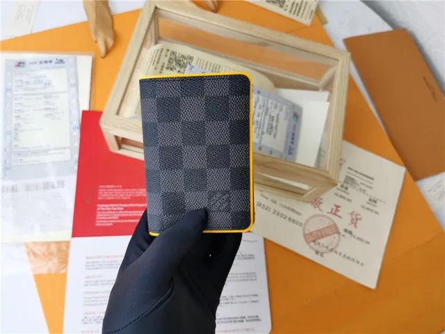 Louis Vuitton Damier Graphite Checkered Long Wallet 5