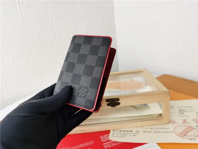 Louis Vuitton Damier Graphite Checkered Long Wallet 12