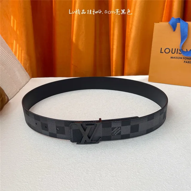 Louis Vuitton Damier Graphite Turnlock حزام جلدي 3