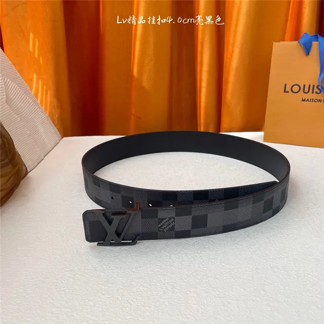 Louis Vuitton Damier Graphite Turnlock حزام جلدي 6