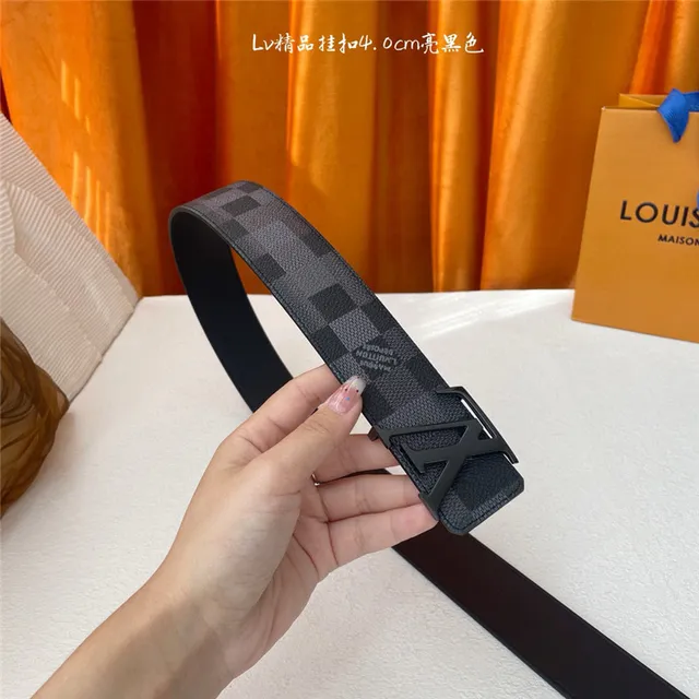 Louis Vuitton Damier Graphite Turnlock حزام جلدي 7