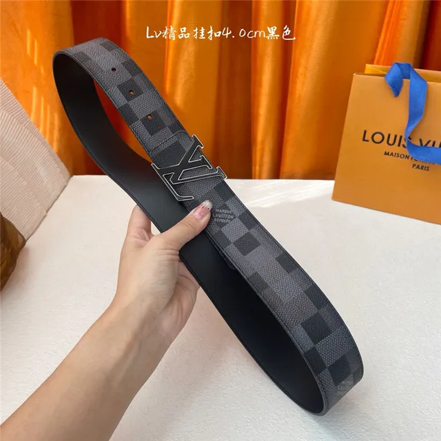 Louis Vuitton Damier Graphite Turnlock حزام جلدي 8