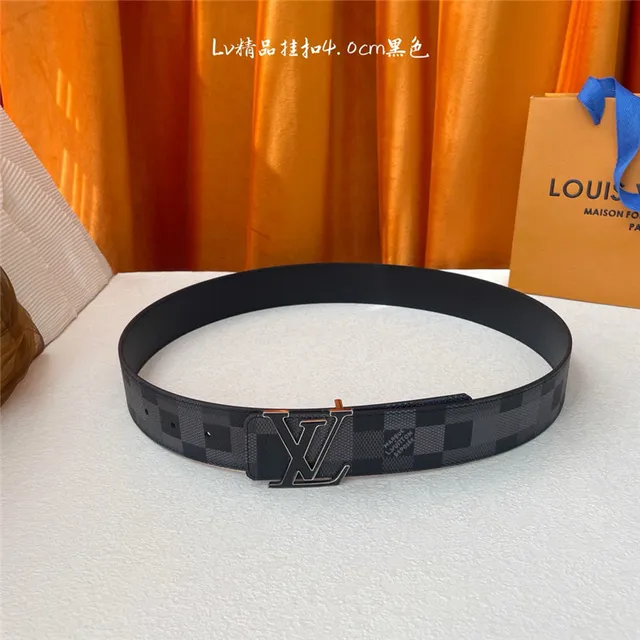 Louis Vuitton Damier Graphite Turnlock حزام جلدي 9