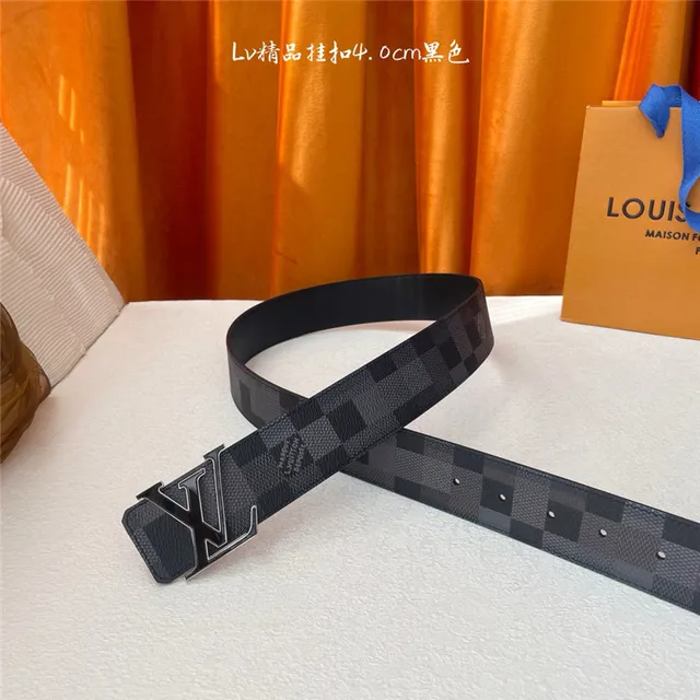 Louis Vuitton Damier Graphite Turnlock حزام جلدي 11