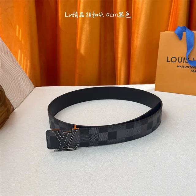 Louis Vuitton Damier Graphite Turnlock حزام جلدي 12