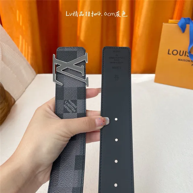 Louis Vuitton Damier Graphite Turnlock حزام جلدي 15