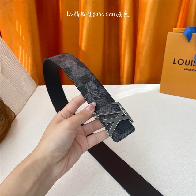Louis Vuitton Damier Graphite Turnlock حزام جلدي 18