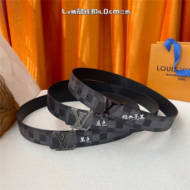Louis Vuitton Damier Graphite Turnlock حزام جلدي 19
