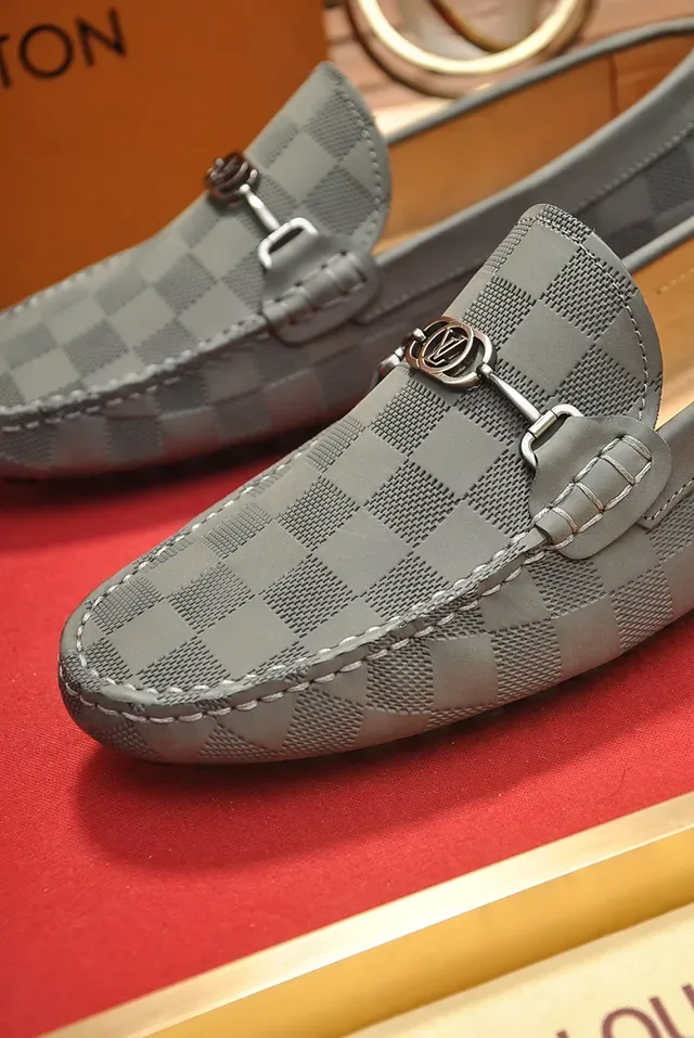 Louis Vuitton Damier Gray Horsebit Loafers 2