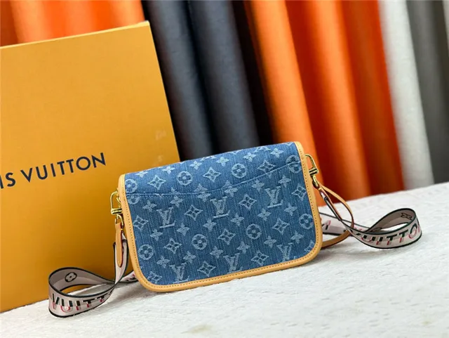 Louis Vuitton Denim Monogram Flap Crossbody Bag 7