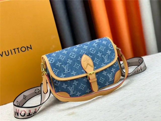 Louis Vuitton Denim Monogram Flap Crossbody Bag 9