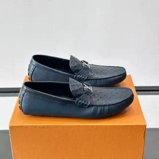 Louis Vuitton Driver Loafer নেভি ব্লু Monogram Leather Loafer
