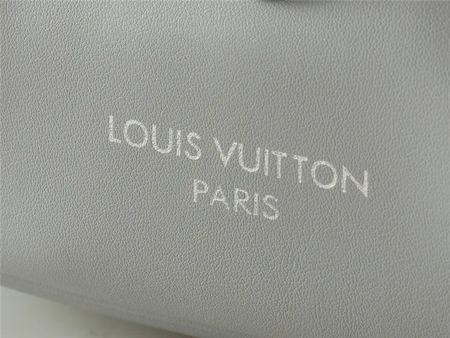 Louis Vuitton Gray Brown Soft Rounded Silhouette Matte Light Leather Underarm Bag 15