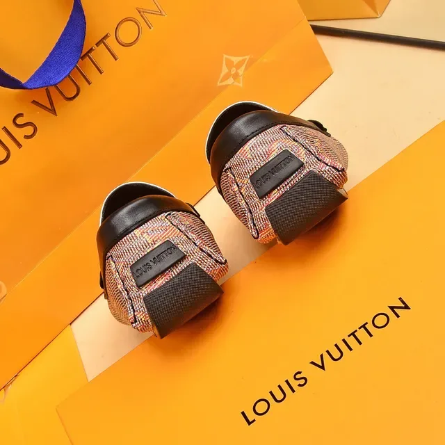 Louis Vuitton Horsebit Loafer Multicolor Woven Canvas Loafers 2