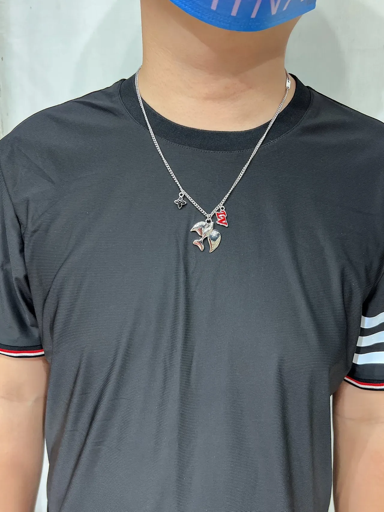 Louis Vuitton LV DOVE Multi-Charm Enamel Pendant Necklace 8