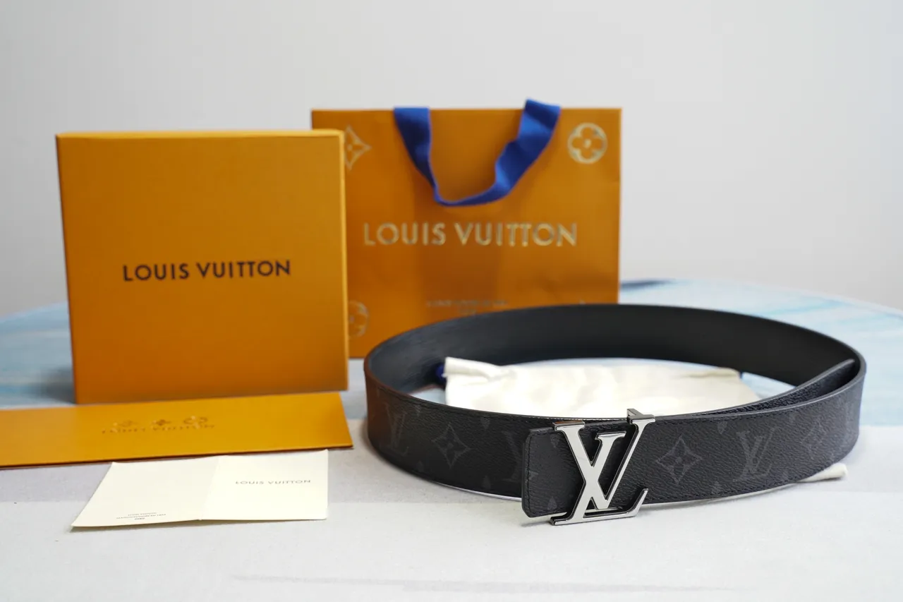 Louis Vuitton LV Initiales Monogram Leather Belt 4