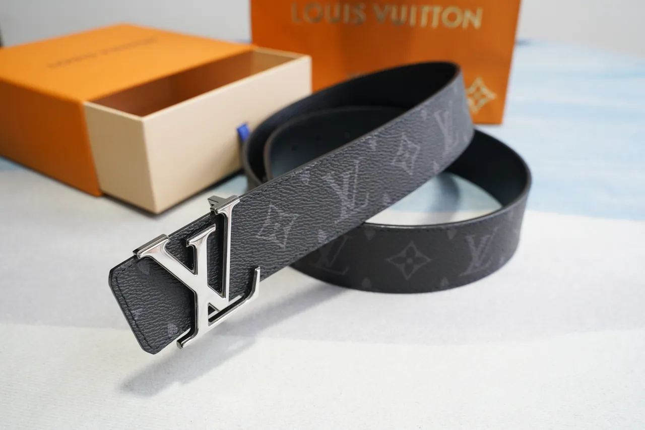 Louis Vuitton LV Initiales Monogram Leather Belt 9