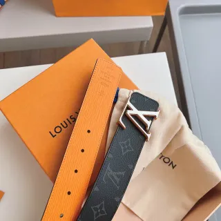Louis Vuitton LV Initiales Monogram Leather Belt