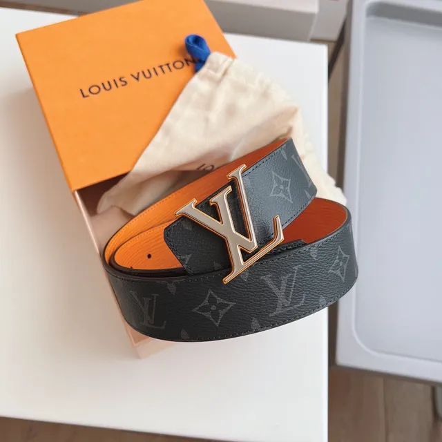 Louis Vuitton LV Initiales Monogram Leather Belt 2