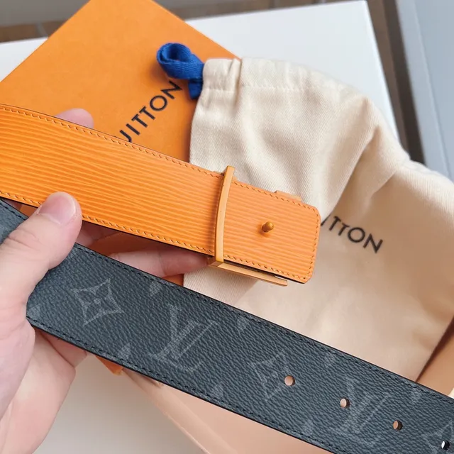 Louis Vuitton LV Initiales Monogram Leather Belt 3