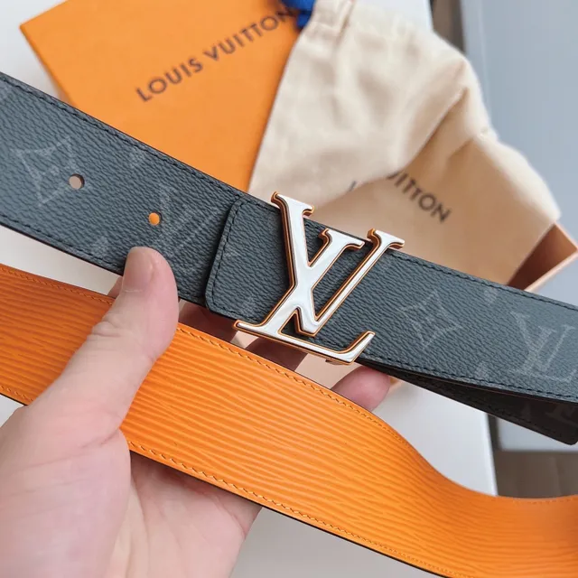 Louis Vuitton LV Initiales Monogram Leather Belt 6
