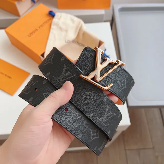 Louis Vuitton LV Initiales Monogram Leather Belt 8