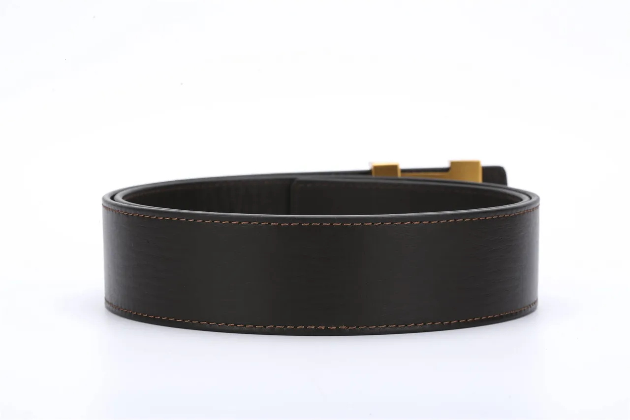 Louis Vuitton LV Monogram Black Leather Belt 4