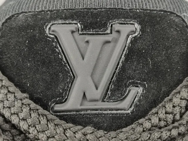 Louis Vuitton LV Trainer Black Beige Chunky Layered Sole Suede And Mesh Upper Lifestyle Sneakers 4