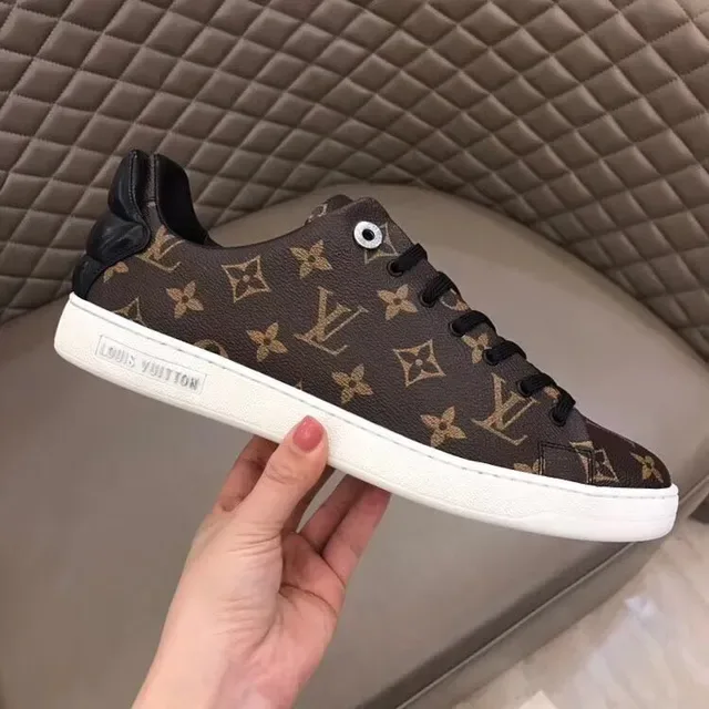 Louis Vuitton LV Trainer Brown White Monogram Canvas Low-Top Lifestyle Sneakers 5