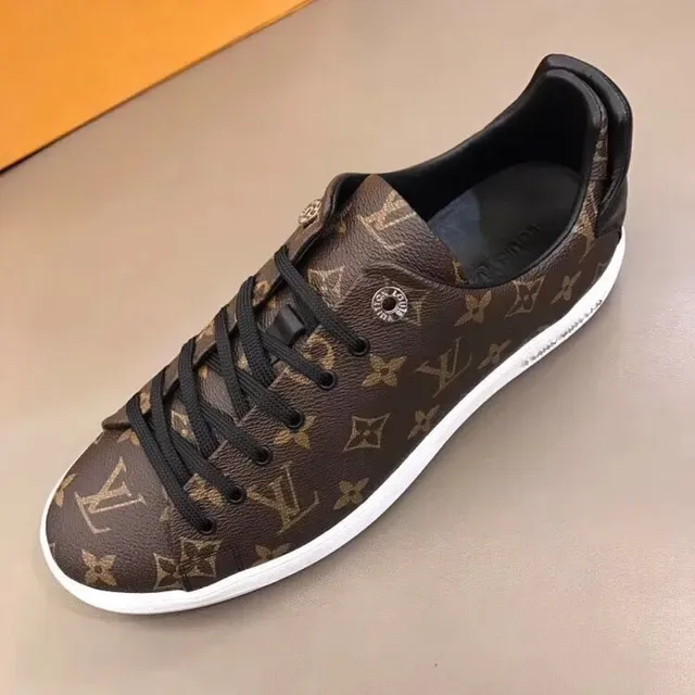 Louis Vuitton LV Trainer Brown White Monogram Canvas Low-Top Lifestyle Sneakers 6