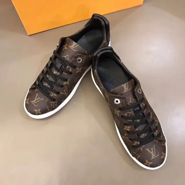 Louis Vuitton LV Trainer Brown White Monogram Canvas Low-Top Lifestyle Sneakers 8