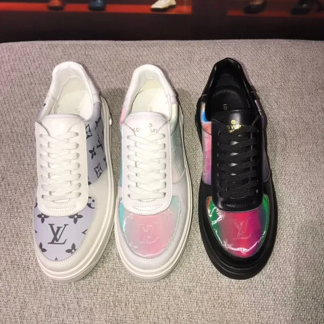 Louis Vuitton LV Trainer Iridescent Monogram Black Lifestyle Sneakers 7