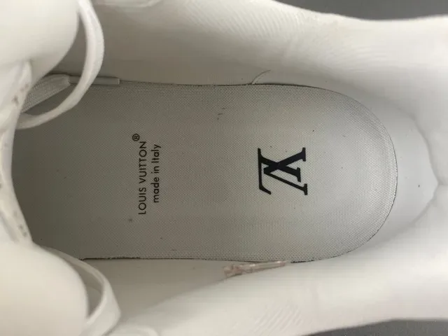 Louis Vuitton LV Trainer Red White Layered Leather And Perforated Mesh Monogram Flower Logo Lifestyle Sneakers 7